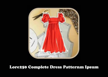 250 Complete Dress Pattern