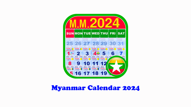 Myanmar Calendar 2024