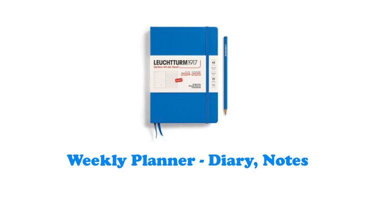Weekly Planner – Diary, Notes