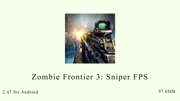 Zombie Frontier 3: Sniper FPS