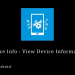 Device Info : View Device Information