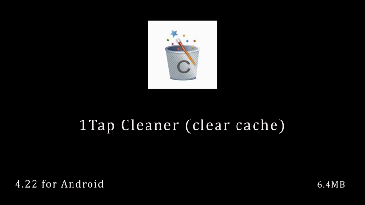1Tap Cleaner (clear cache)