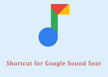 Shortcut for Google Sound Sear