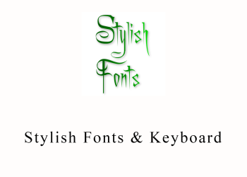 Stylish Fonts & Keyboard