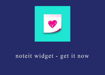 noteit widget – get it now