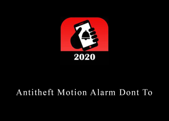 Antitheft Motion Alarm Dont To
