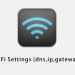 WiFi Settings (dns,ip,gateway)