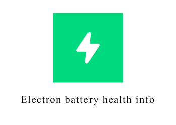 Electron battery health info