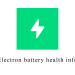 Electron battery health info