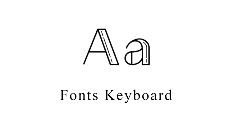 Fonts Keyboard