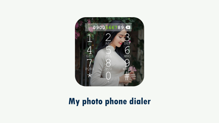 My photo phone dialer