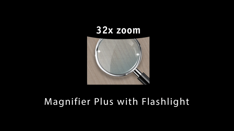 Magnifier Plus with Flashlight