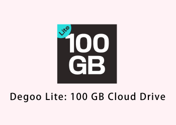 Degoo Lite: 100 GB Cloud Drive