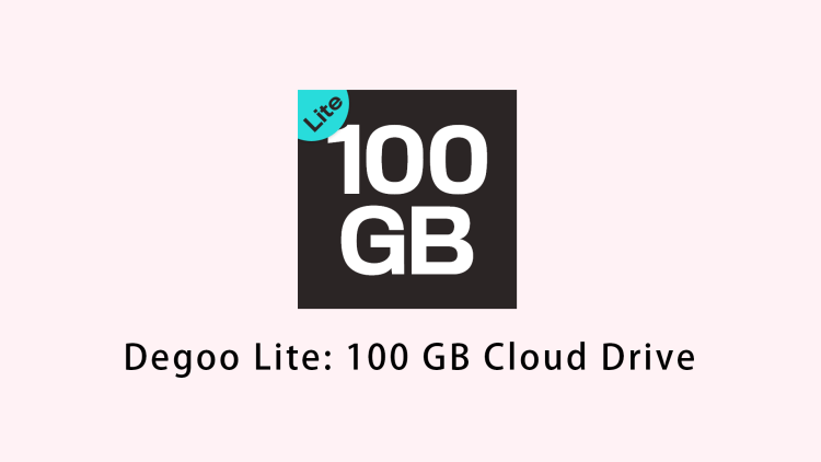 Degoo Lite: 100 GB Cloud Drive